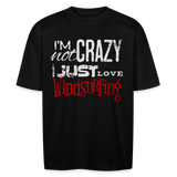 Unisex Oversize Bio-T-Shirt -crazy- - Schwarz