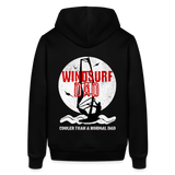 Unisex Bio-Hoodie -windsurf dad- - Schwarz