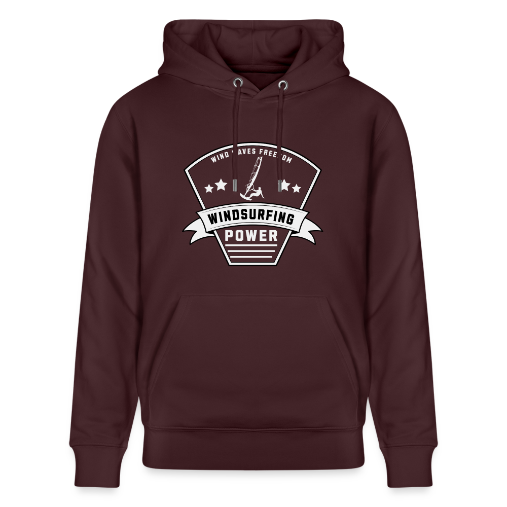 Unisex Bio-Hoodie CRUISER -power- - Maroon