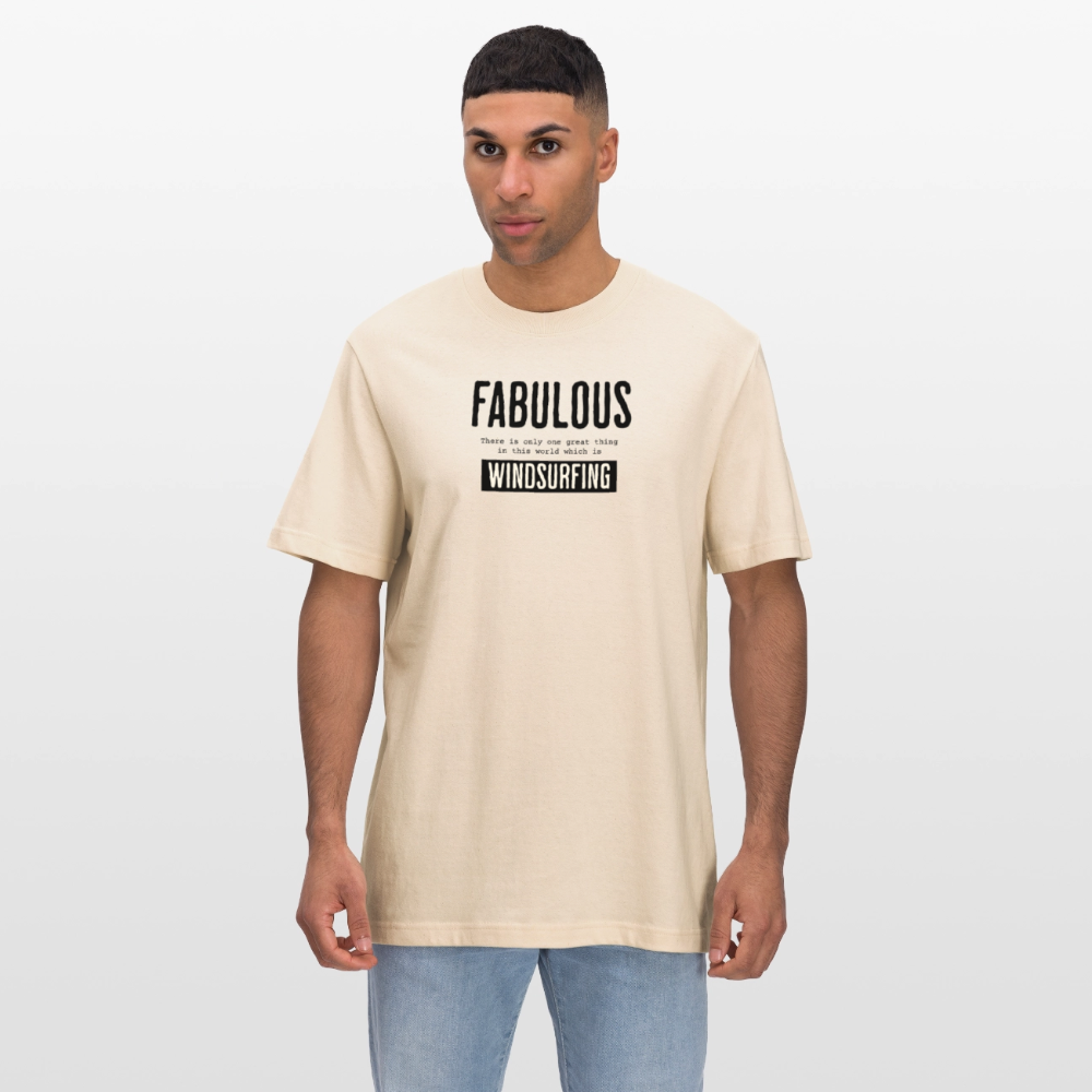 Relaxed Fit Unisex Bio-T-Shirt -fabulous- - Weißgrau