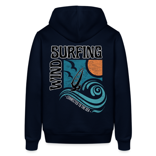 Unisex Bio-Hoodie -connected- - Navy