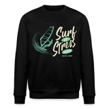 Windsurfer Hoodie ROLLER -surf up- - Schwarz
