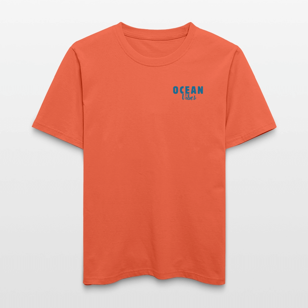 Relaxed Fit Unisex Bio-T-Shirt -happiest- - Hellrot