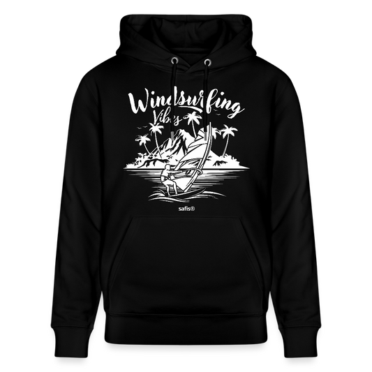 Unisex Bio-Hoodie CRUISER -Windsurfing Vibes- - Schwarz
