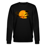 Unisex Bio-Sweatshirt CHANGER -sunset- - Schwarz