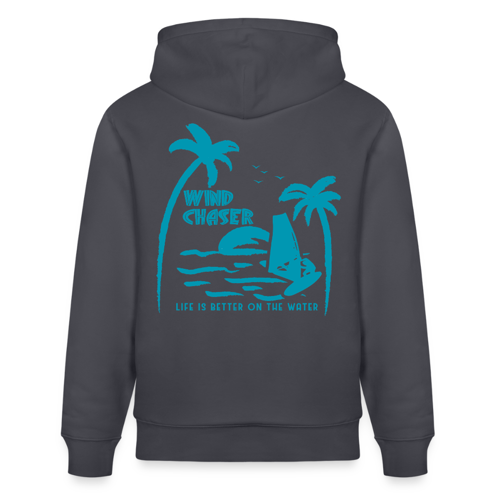 Unisex Bio-Hoodie CRUISER -wind chaser- - Indigoblau