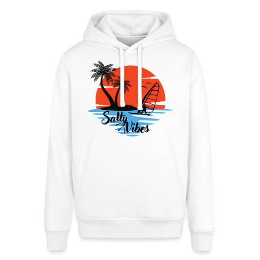 Unisex Bio-Hoodie -salty vibes- - Weiß