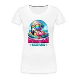 Frauen Premium Bio T-Shirt -flamingo- - Weiß
