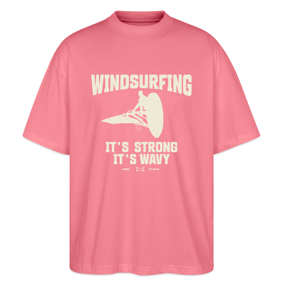 Unisex Oversize Bio-T-Shirt -wavy- - Pink