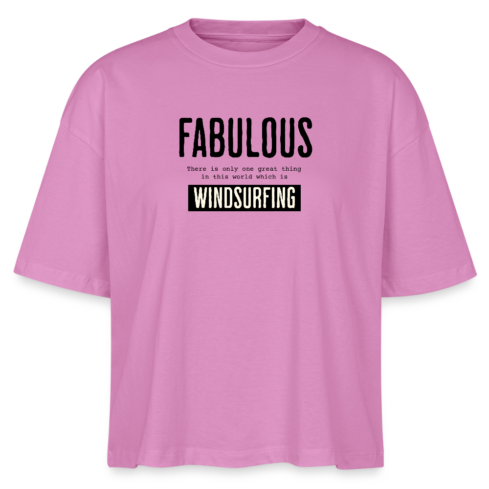Frauen Boxy Bio-T-Shirt -fabulous- - Pink