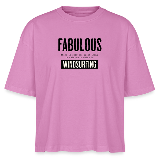 Frauen Boxy Bio-T-Shirt -fabulous- - Pink