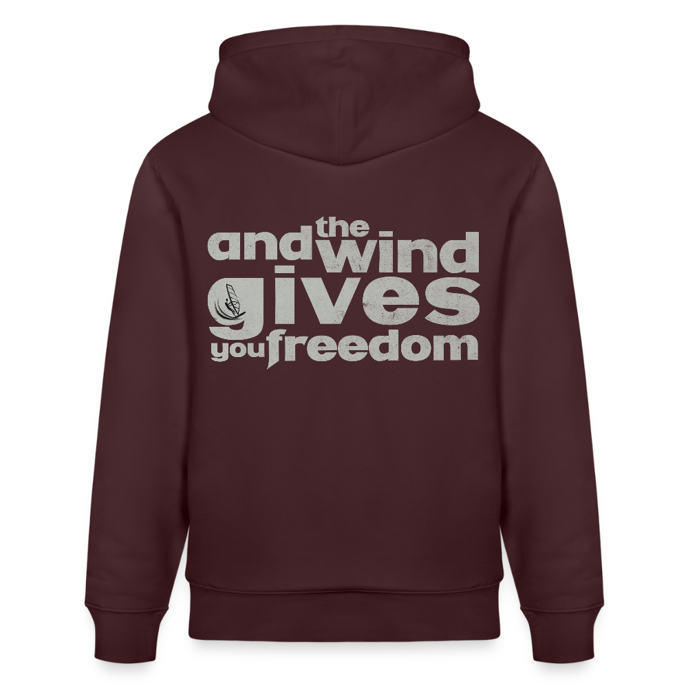 Unisex Bio-Hoodie CRUISER -freedom- - Maroon