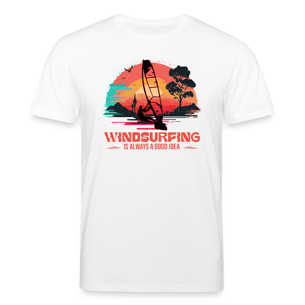 Männer Bio-T-Shirt -good idea- - Weiß