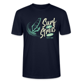 Unisex Bio Windsurf T-Shirt – Schwarz Relaxed Fit surf up Design