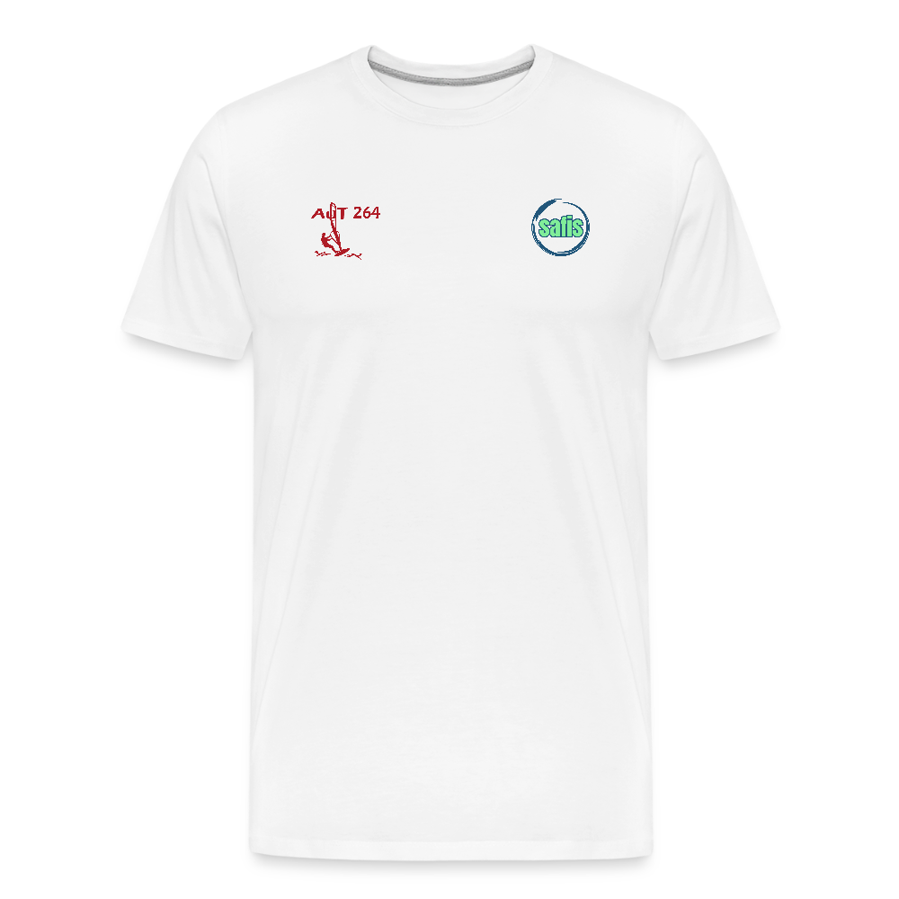 Männer Premium Bio T-Shirt -aut264- - Weiß