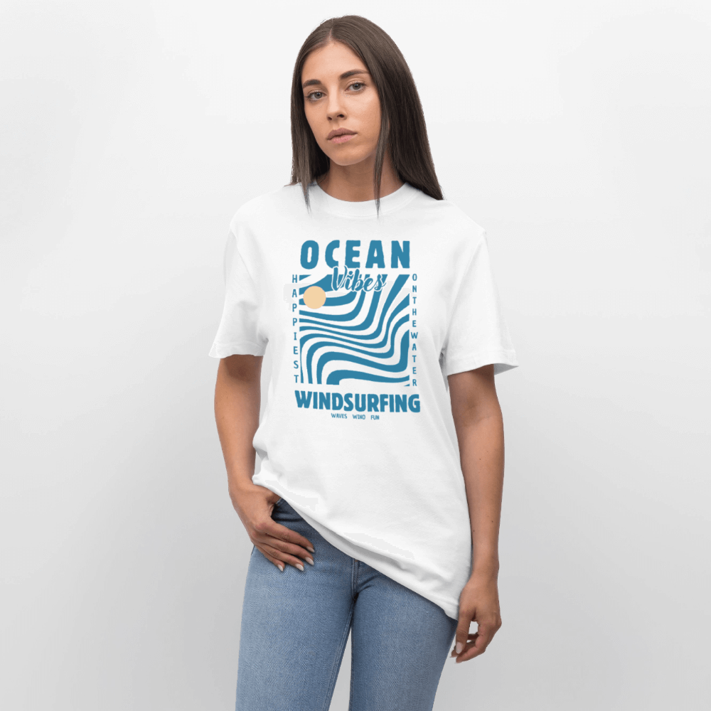 Winsrufing Shirt -happiest - Weiß