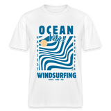 Windsurf T-Shirt 'Happiest', lockerer Schnitt, nachhaltige Baumwolle.