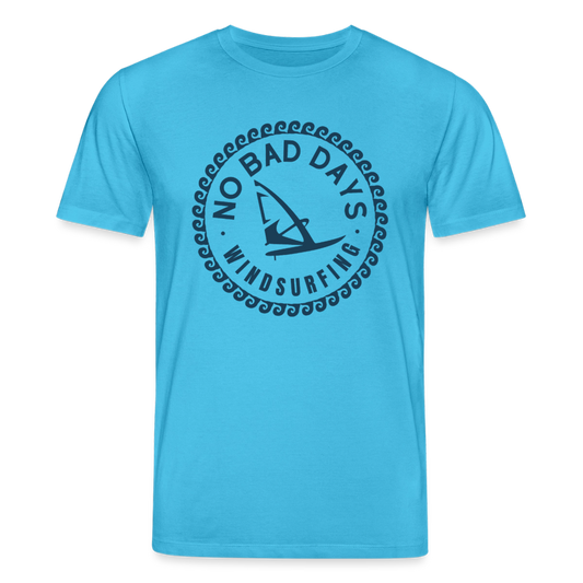 safis Windsurf Bio-T-Shirt CREATOR -no bad days- - Aquablau
