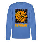 Unisex Bio-Sweatshirt -wind waves fun- - Blau