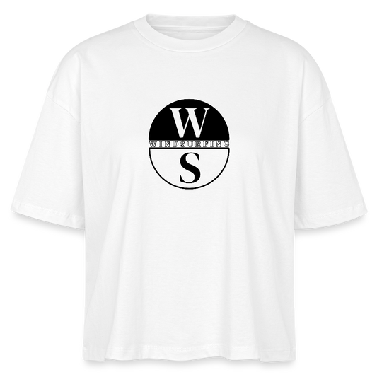 Frauen Boxy Bio-T-Shirt -ws- - Weiß