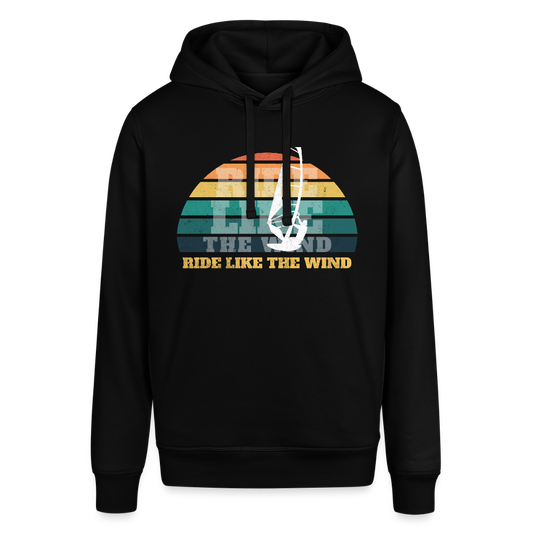 Unisex Bio-Hoodie -ride like the wind- - Schwarz