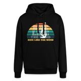 Unisex Bio-Hoodie -ride like the wind- - Schwarz