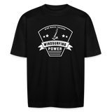 Unisex Oversize Bio-T-Shirt -power- - Schwarz