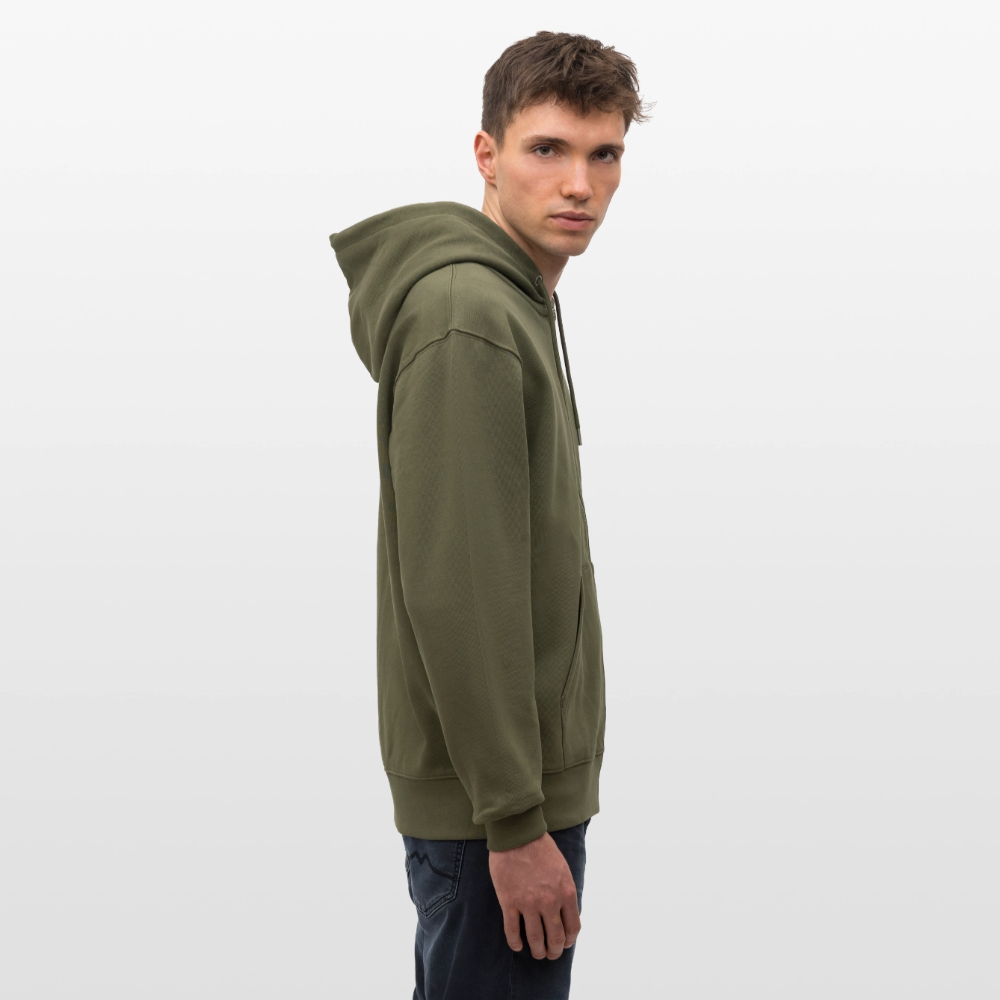 Geschenke Für Windsurfer - Bio-Kapuzenjacke -give me wind and water- Khaki - Safis Shop