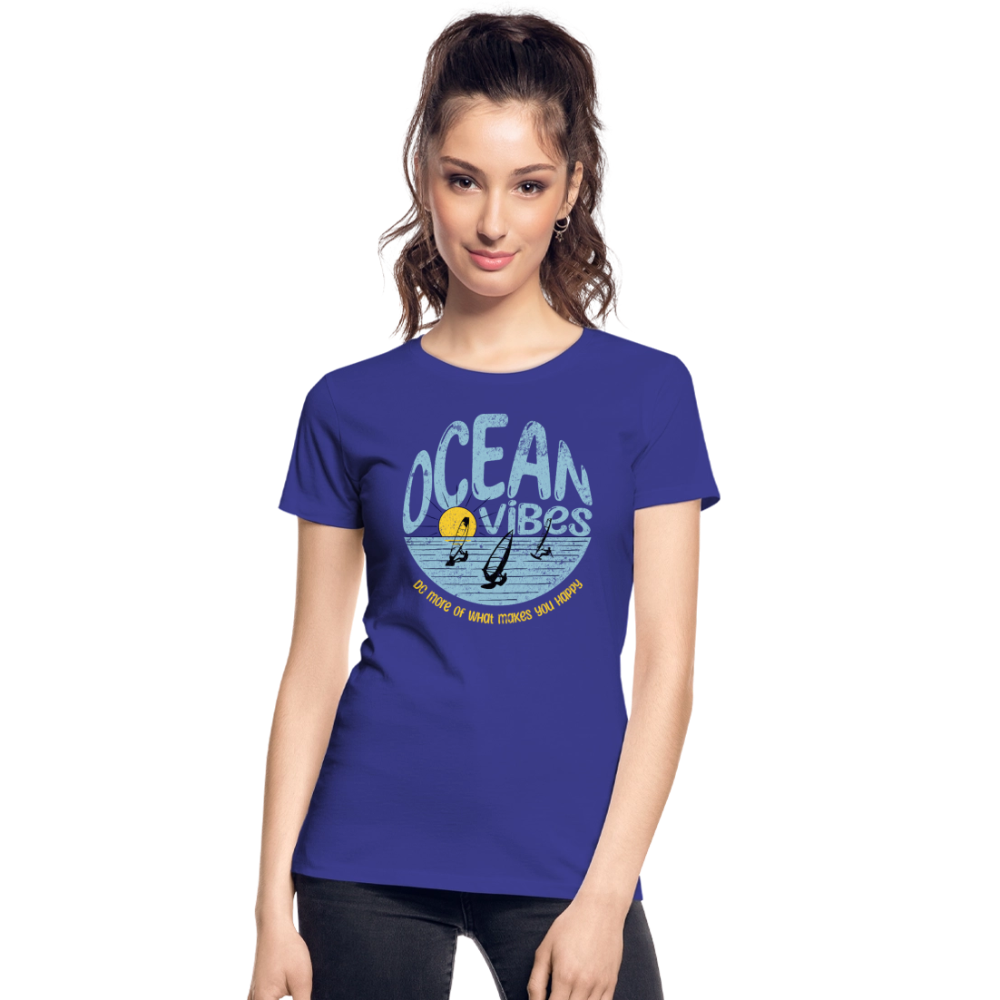 Frauen Premium Bio T-Shirt -do more- - Königsblau