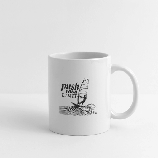 Windsurf Tasse -push- - Weiß