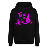 Unisex Bio-Hoodie -time for action- - Schwarz