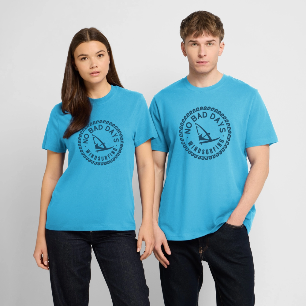 Unisex Bio-T-Shirt CREATOR -no bad days- - Aquablau