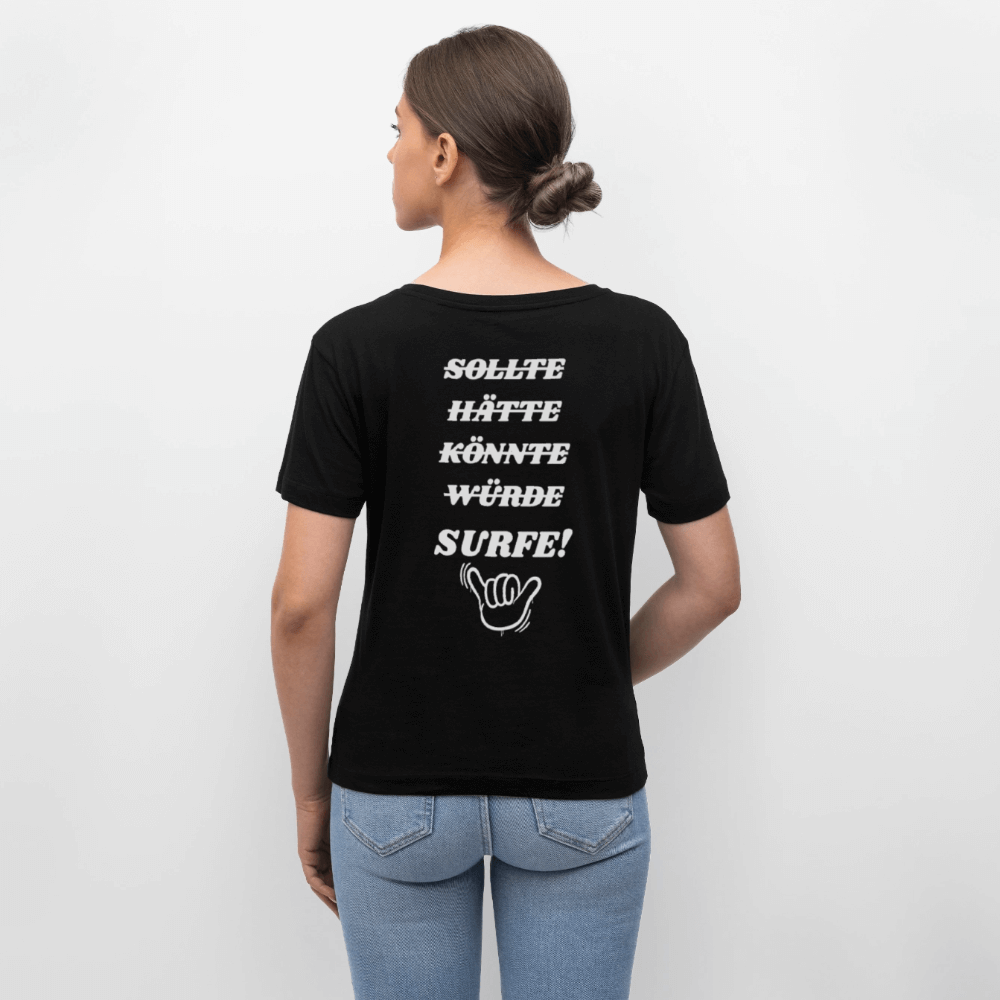 Nachhaltiges Damen T-Shirt surfe! – Windsurf Geschenk.