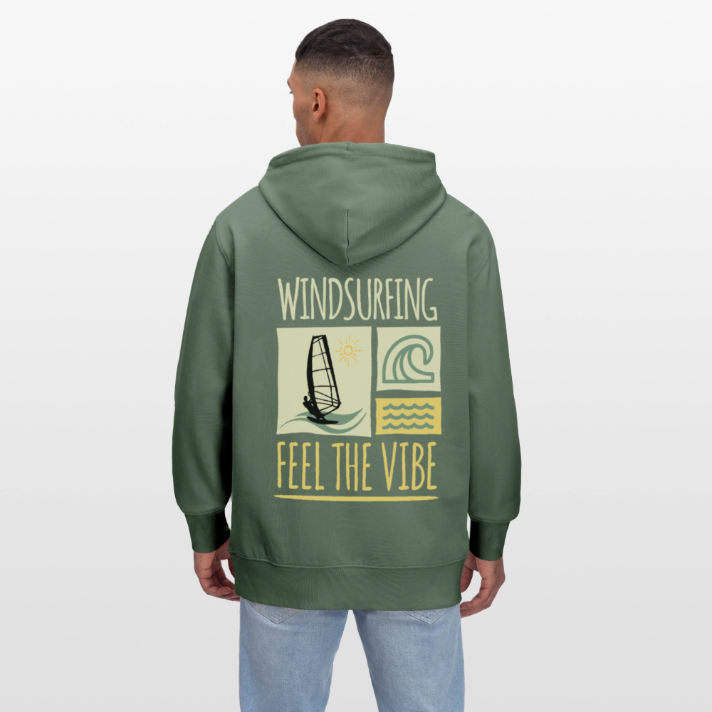 Safis Sports Bio-Hoodie CRUISER -feel the vibe- - Tanngrün