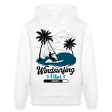 Windsurfer geschenk Hoodie CRUISER -Vibes loading- - Weiß