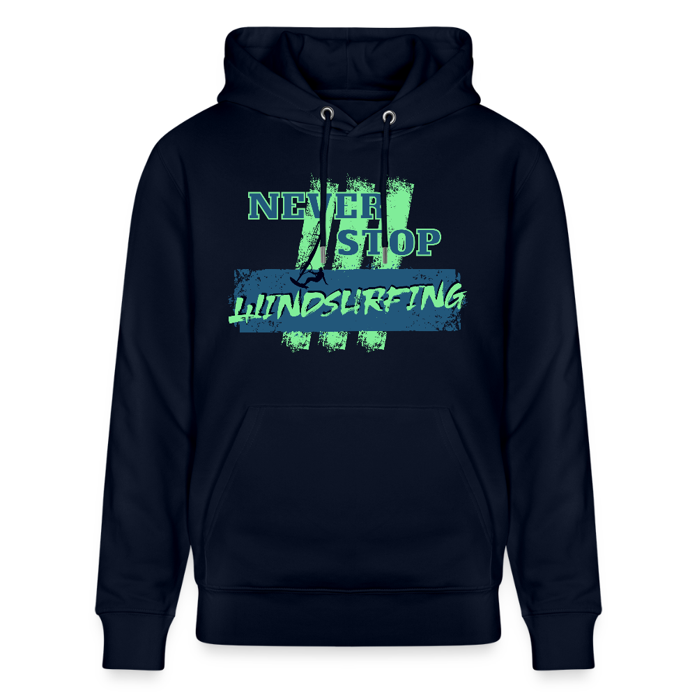 Unisex Bio-Hoodie CRUISER -never stop windsurfing- - Navy