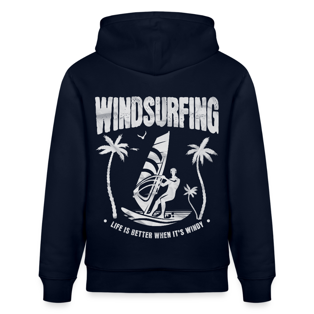 Unisex Bio-Hoodie CRUISER -better life- - Navy