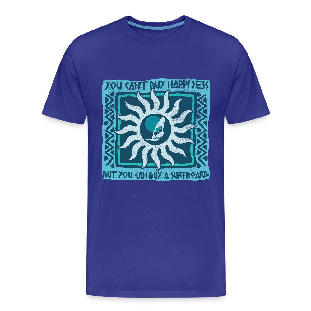 Männer Premium Bio T-Shirt -buy happiness- - Königsblau