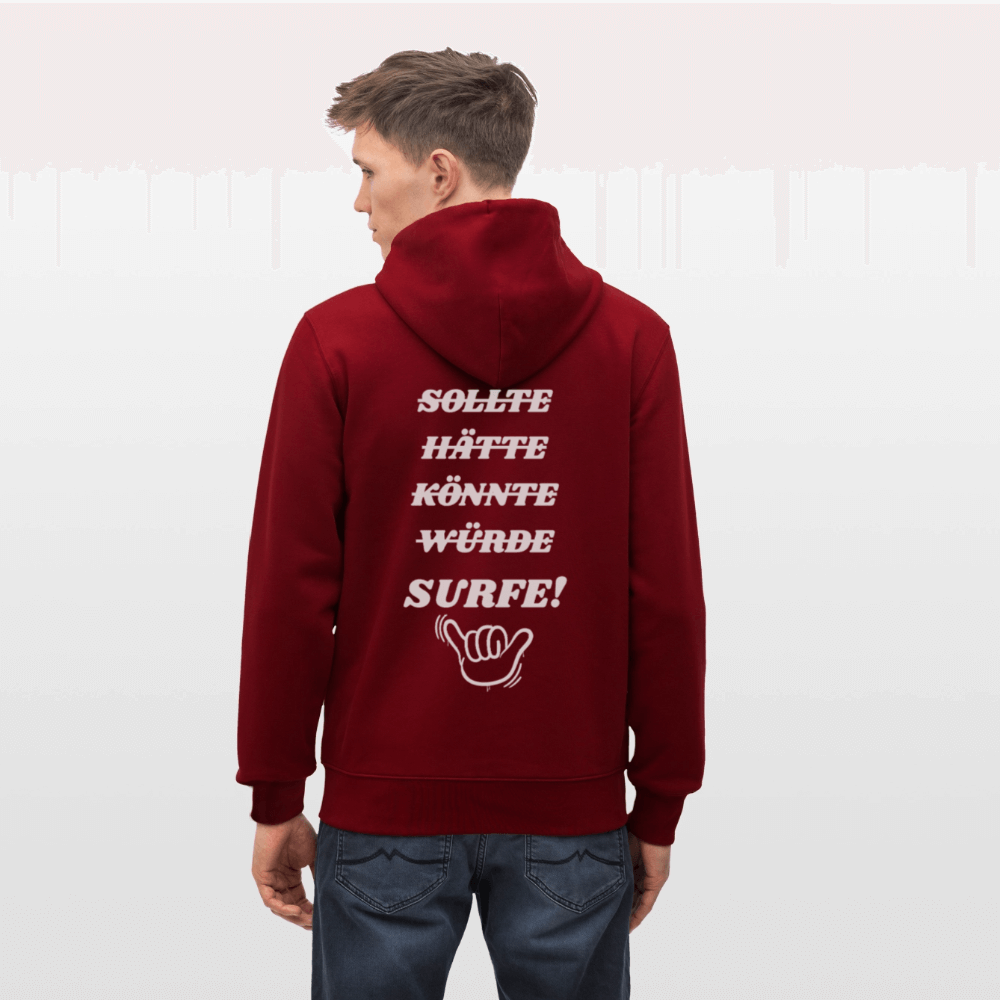 Jacke surfe! aus Bio Baumwolle – Windsurf Geschenkidee.