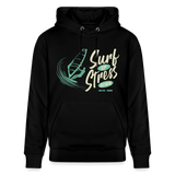 Windsurfer Hoodie CRUISER -surf up- - Schwarz