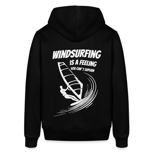 Unisex Bio-Hoodie -you can´t explain- - Schwarz