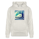 Unisex Bio-Hoodie CRUISER -positive vibes- - Beige meliert