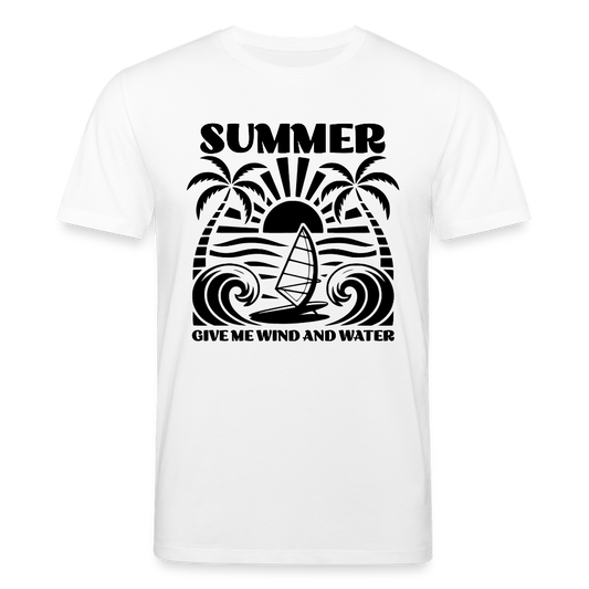 Unisex Bio-T-Shirt CREATOR -give me wind and water- - Weiß