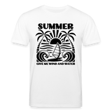 Unisex Bio-T-Shirt CREATOR -give me wind and water- - Weiß