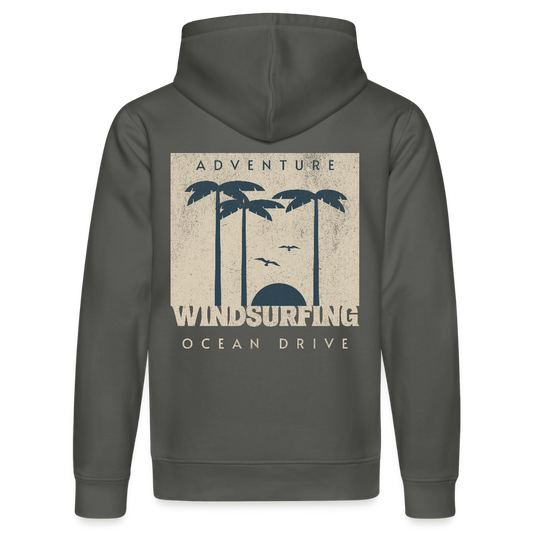 Unisex Bio-Hoodie DRUMMER -ocean drive- - Anthrazit