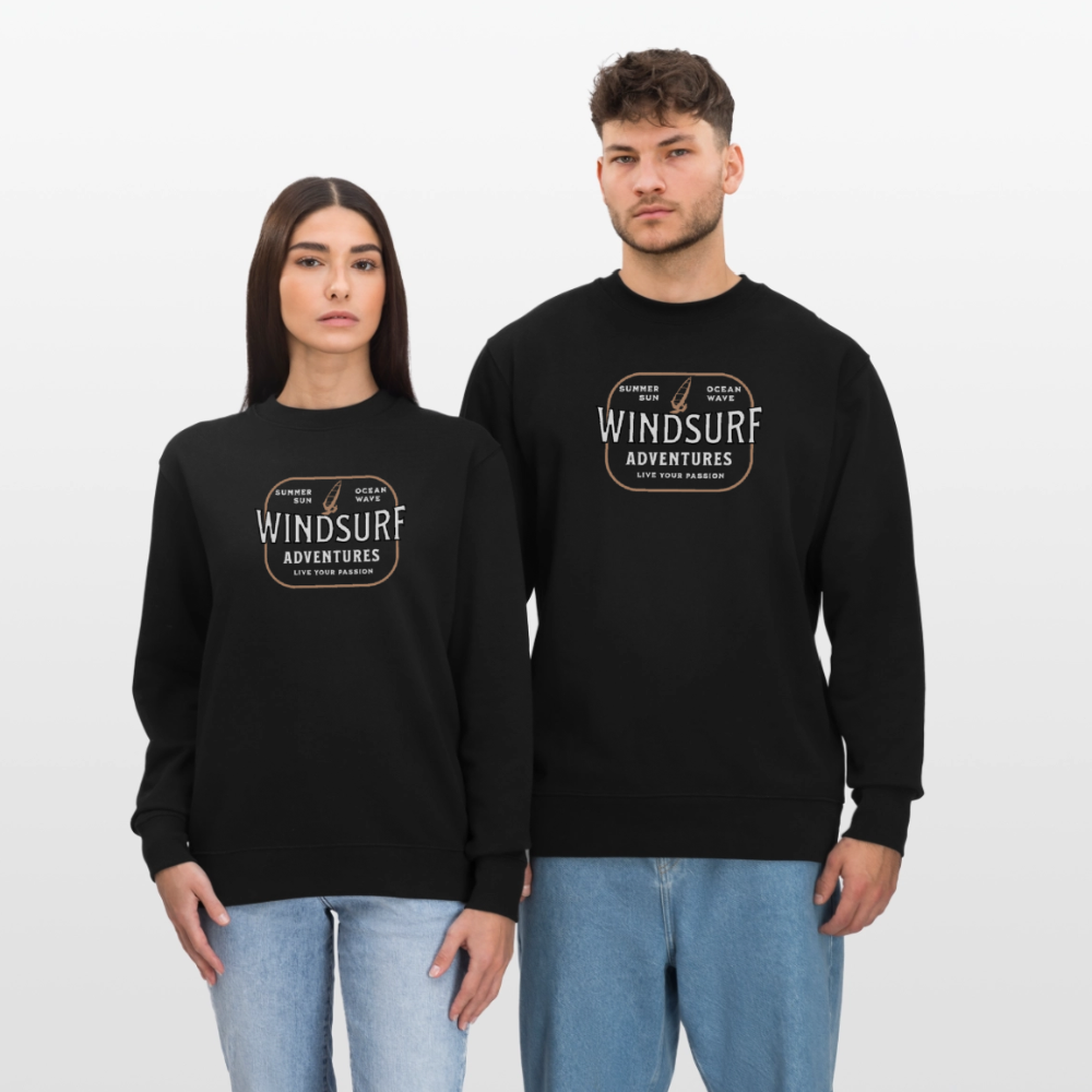 Unisex Bio-Sweatshirt -passion- - Schwarz