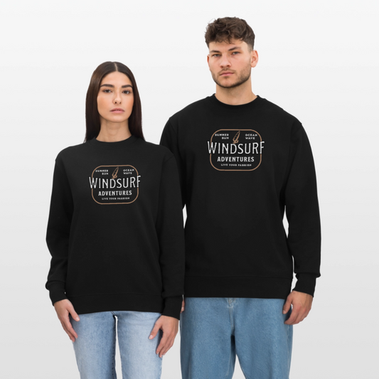 Unisex Bio-Sweatshirt -passion- - Schwarz