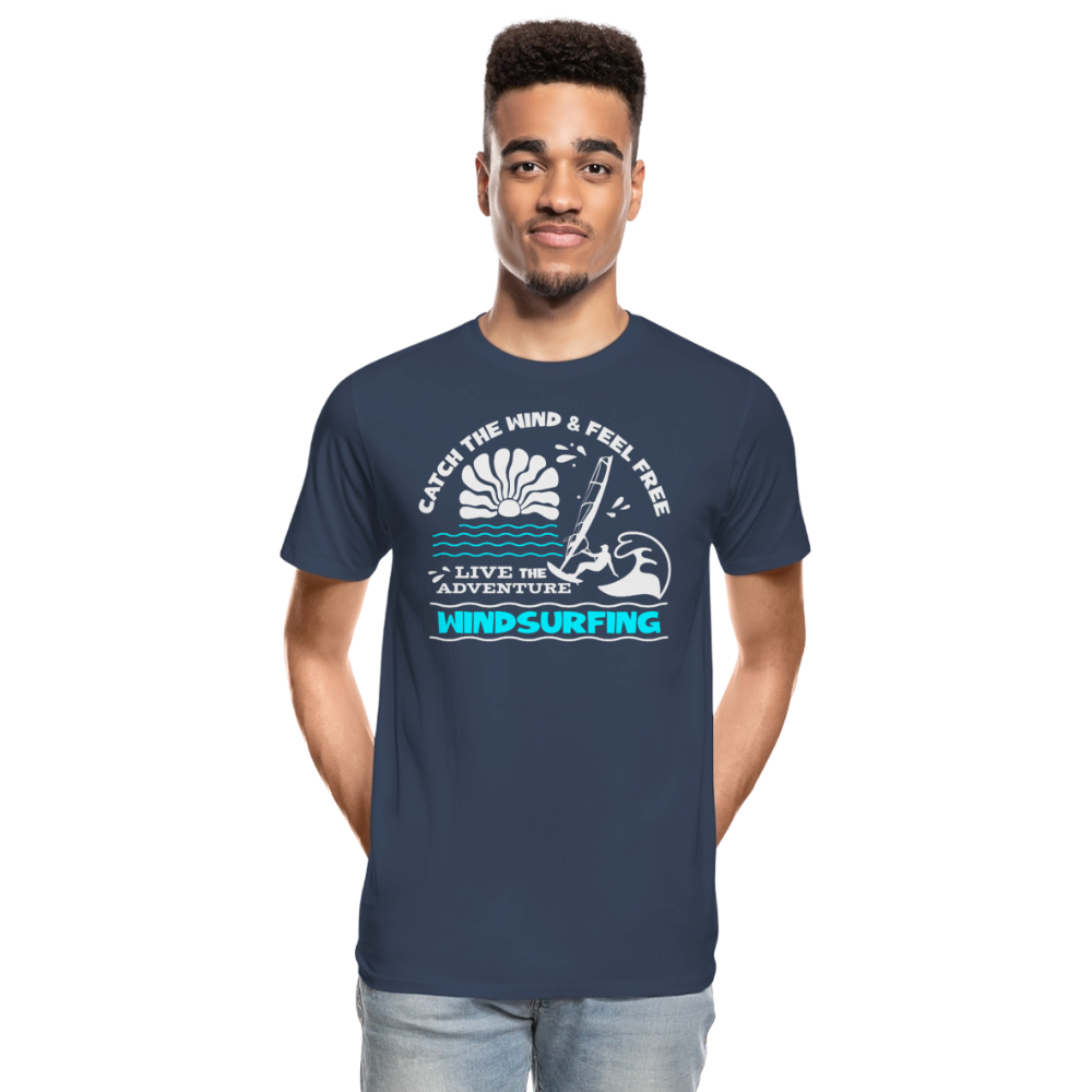 Männer Premium Bio T-Shirt -adventrue- - Navy