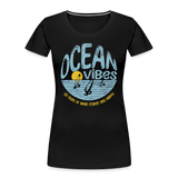 Frauen Premium Bio T-Shirt -do more- - Schwarz