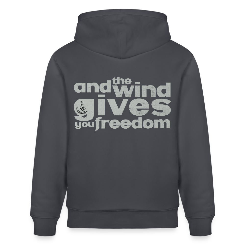 Unisex Bio-Hoodie CRUISER -freedom- - Indigoblau